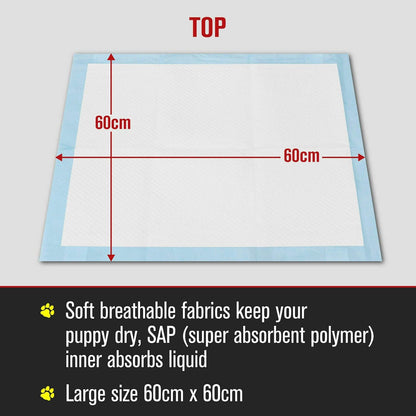 وسادات التبول الكبيرة جدًا للكلاب فائقة الامتصاص سريعة الجفاف  تدريب على استخدام المرحاض للكلاب 13 قطعة